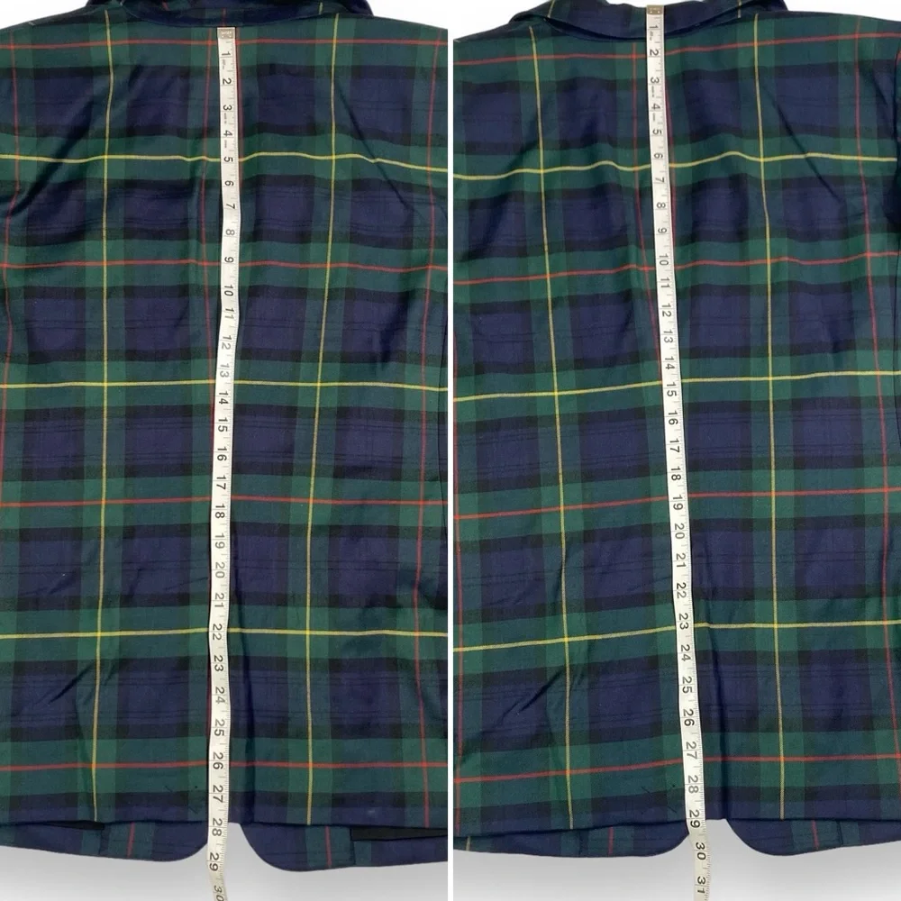 NWT Lauren Ralph Lauren Bullion Plaid Wool-Blend Twill Blazer Size 20W Woman - Picture 15 of 16